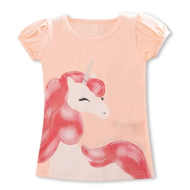 Children&prime;s T-Shirt Kid&prime;s Shirts Child Baby Toddler Unicorn Party Tee Tops Clothing Short Tees Cute Comfortable T Clothing