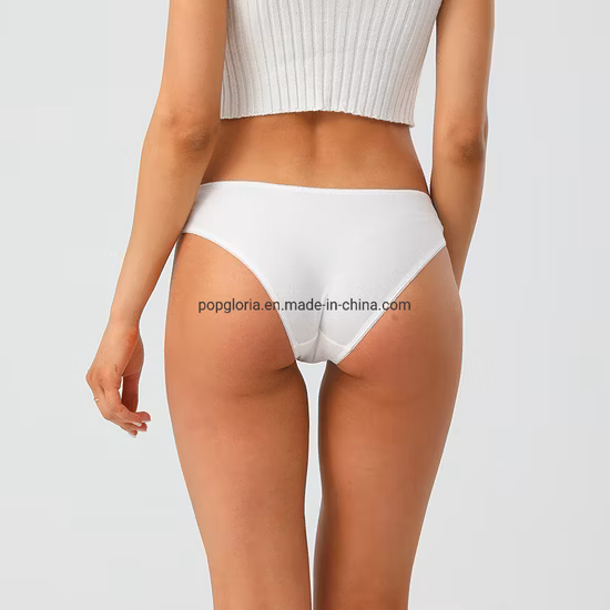 Ladies Bow Knot Soft Contrast Color Underpants